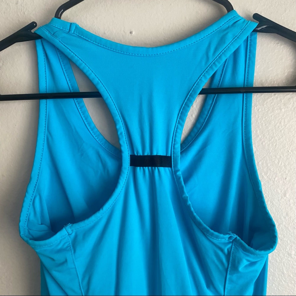 Lija Blue & Black Golf Tennis Workout Tank Top Size Extra Small  XS - Picture 5 of 8